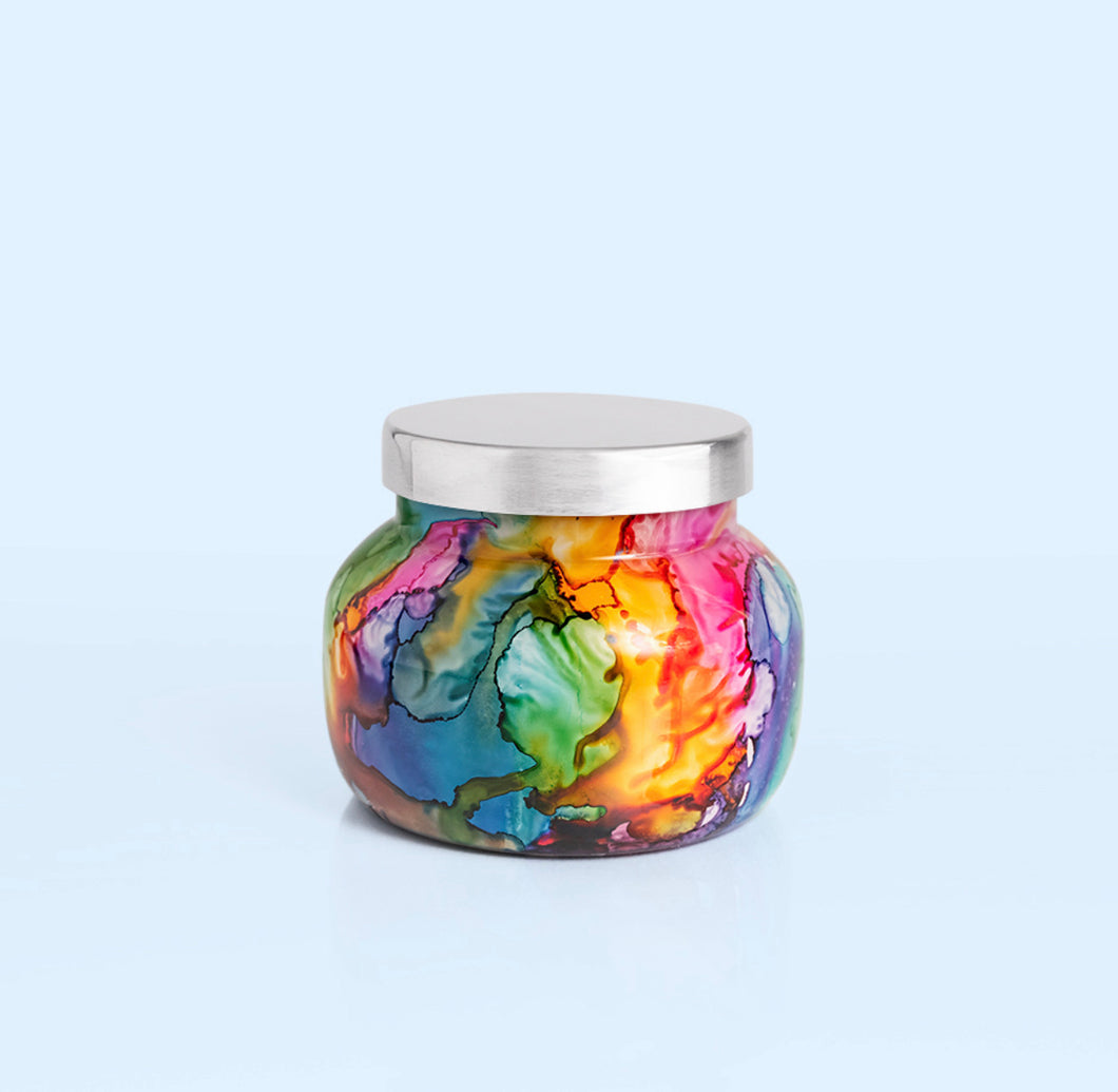 Volcano 8oz Candle (Rainbow Container)