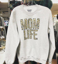 Vintage Style Mom Life Leopard Sweatshirt