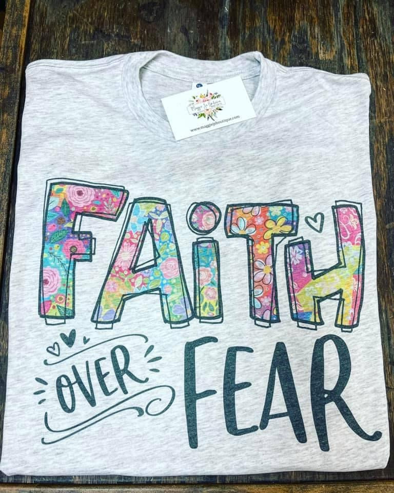 Vintage Style Faith Over Fear